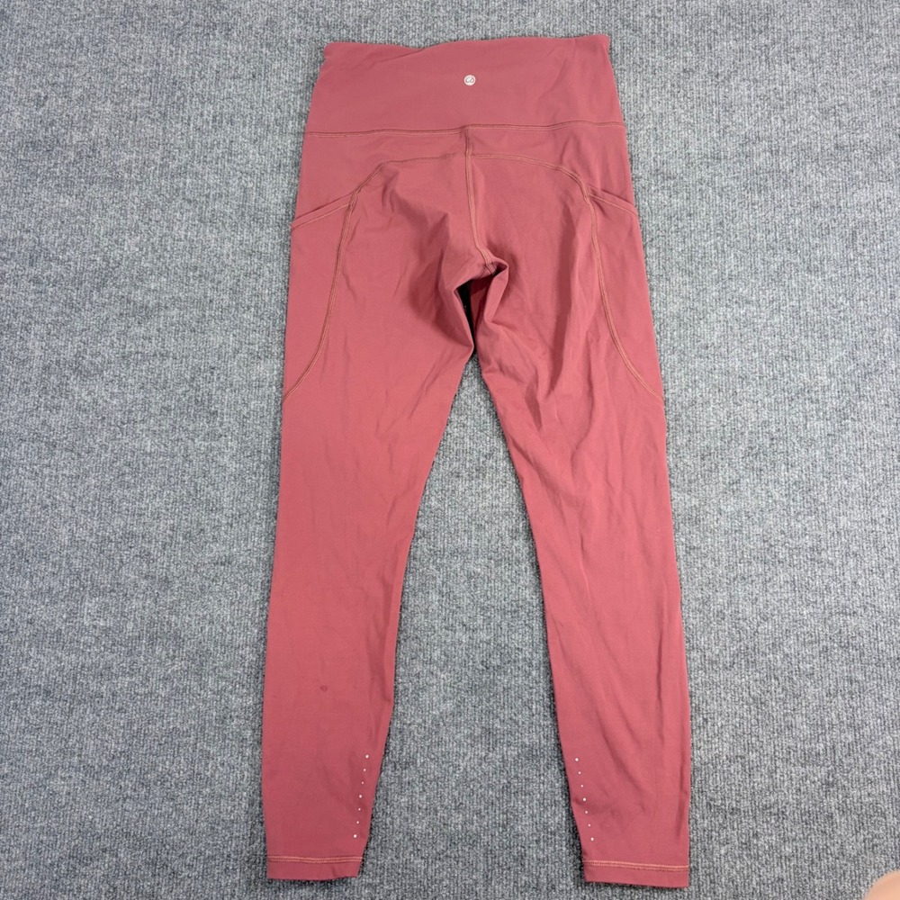 CRZ YOGA Womens High Waisted Leggings with Pockets Dusty Rose Pink Size XS 25in - Picture 2 of 11